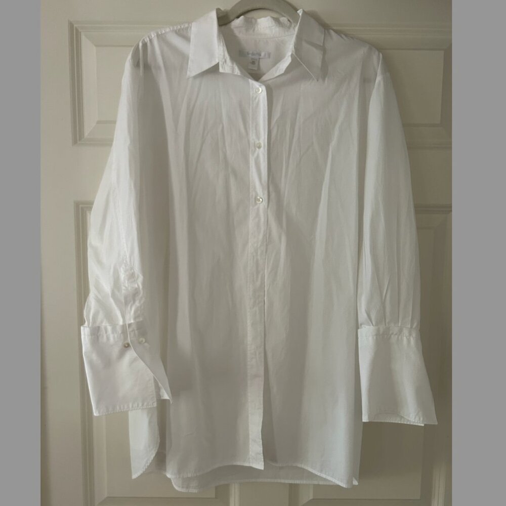 Bagutta Women's White Cotton Button-down - Sz. L